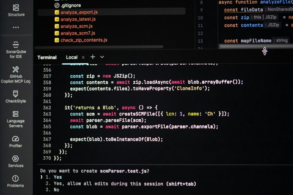 Interface do Kiro, a IDE de agentes de IA da AWS, exibindo código gerado a partir de uma especificação