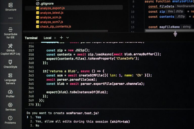 Interface do Kiro, a IDE de agentes de IA da AWS, exibindo código gerado a partir de uma especificação
