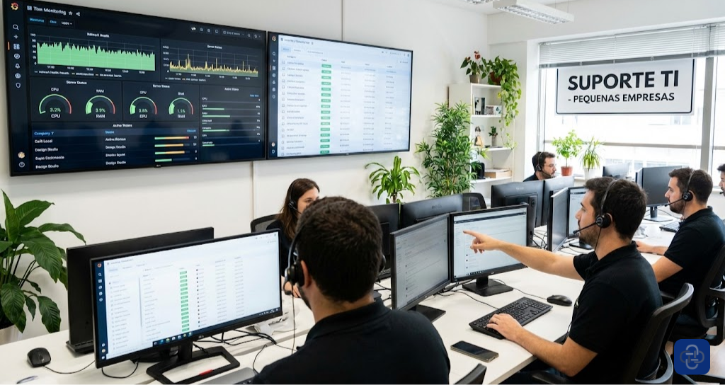 Painel de monitoramento e inventário no suporte de TI para pequenas empresas Painel de monitoramento e inventário no suporte de TI para pequenas empresas